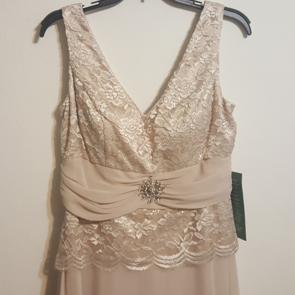 Jackie Jon long cocktail dress